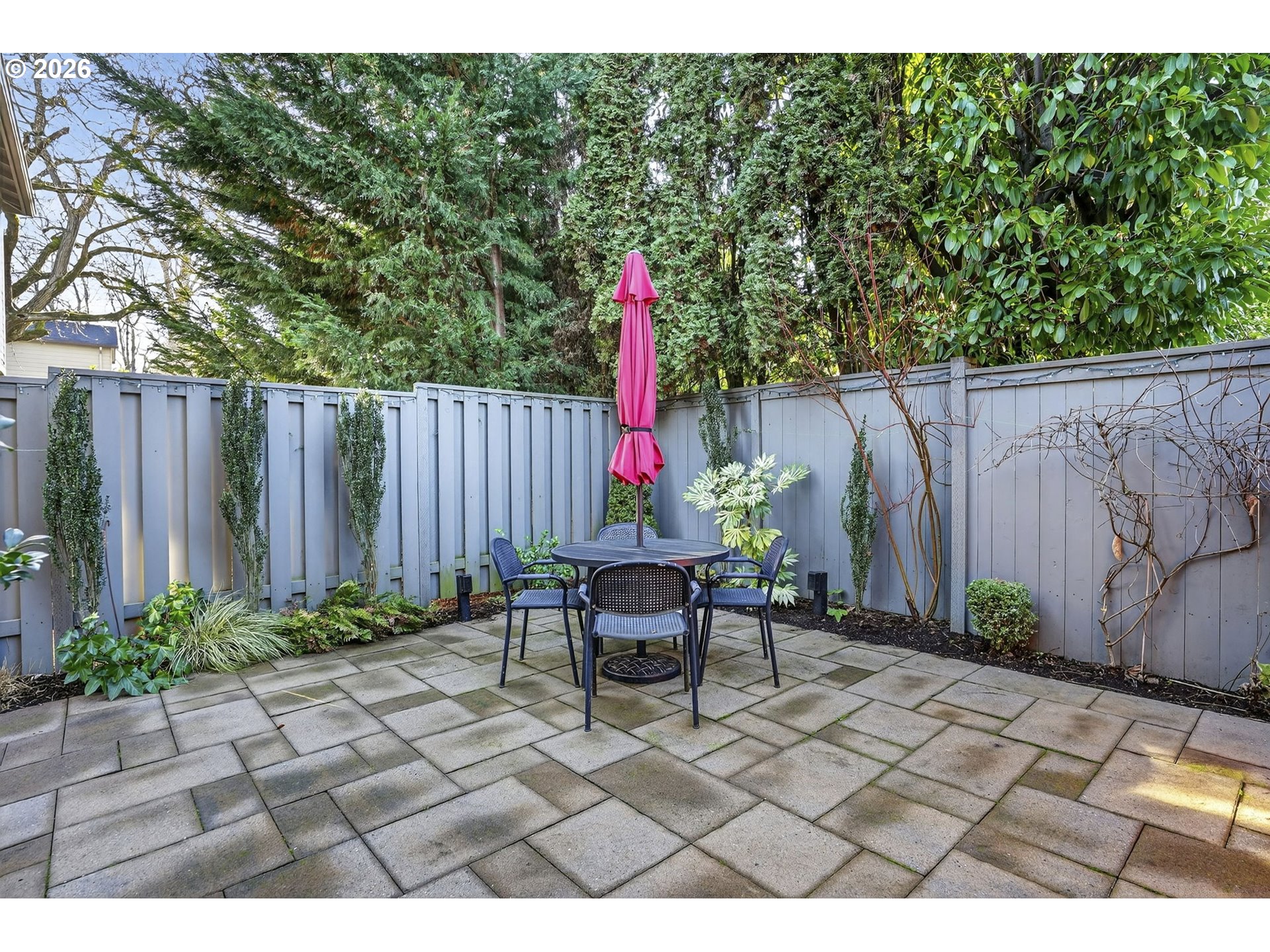 6123 Northeast 34th Avenue Portland, OR 97211 - Photo 38 of 42 a view of a backyard with sitting area