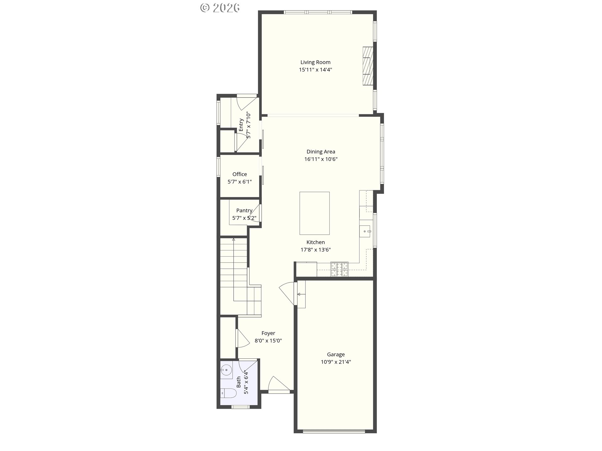 6123 Northeast 34th Avenue Portland, OR 97211 - Photo 41 of 42 a picture of floor plan