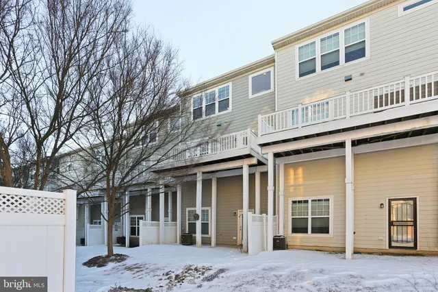 a front view of a building with a outdoor space