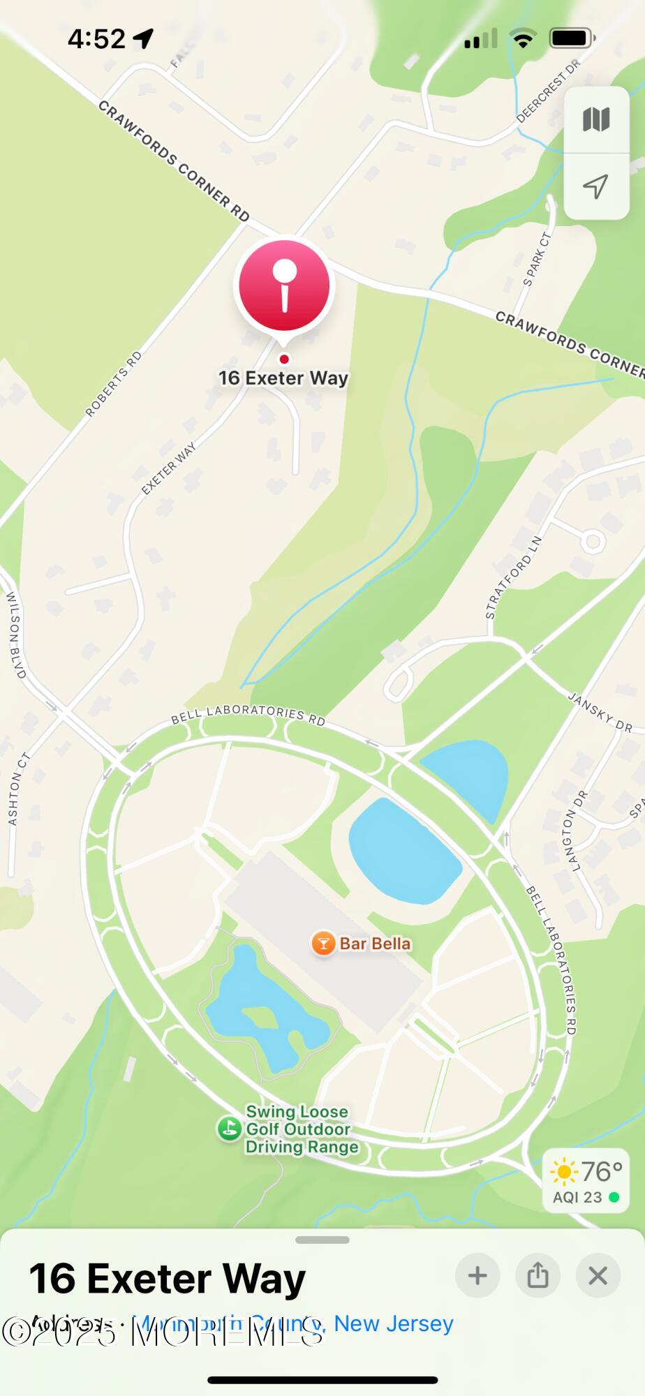 16 Exeter Way Holmdel, NJ 07733 - Photo 53 of 57 a bathroom with a sink and a mirror