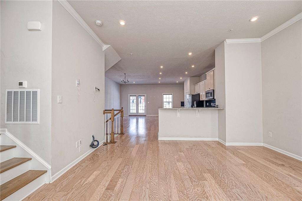 527-529 Tuscarora Road Mars, PA 16046 - Photo 8 of 38 a view of kitchen with cabinets and wooden floor