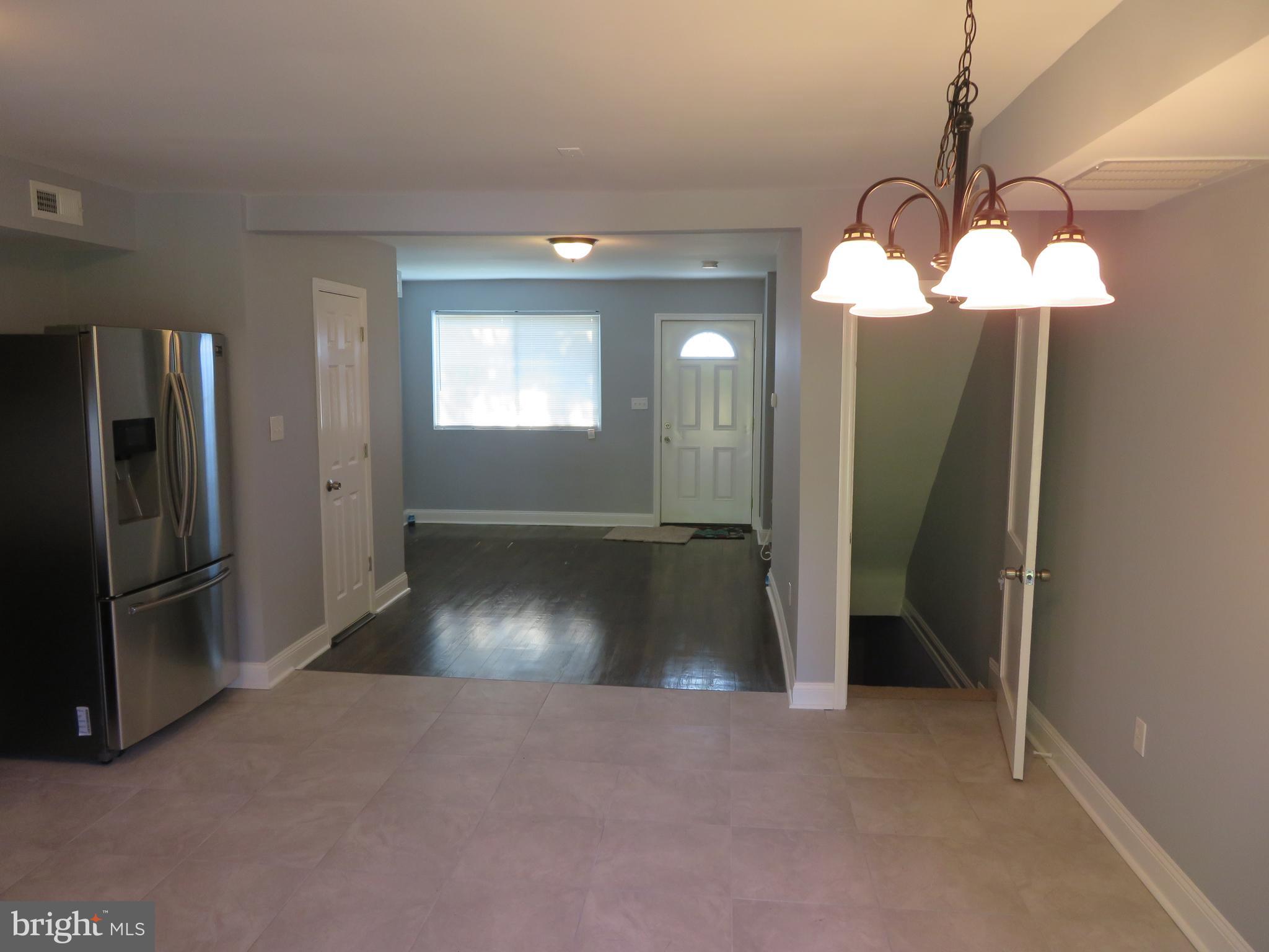 4005 Pimlico Road Baltimore, MD 21215 - Photo 20 of 45 Kitchen view of Living Room and Basement Access