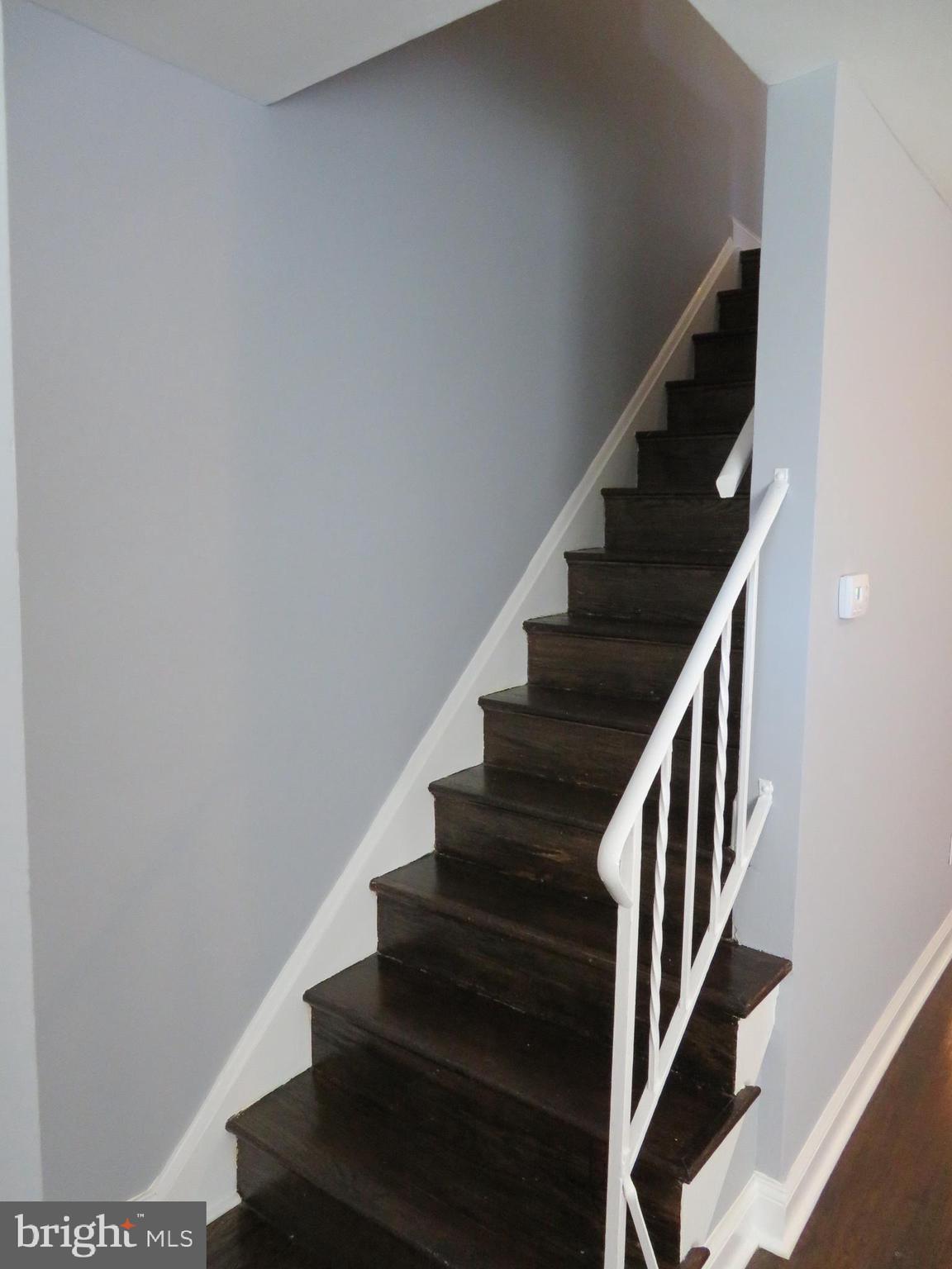 4005 Pimlico Road Baltimore, MD 21215 - Photo 22 of 45 Hardwood stairs to 2nd Level