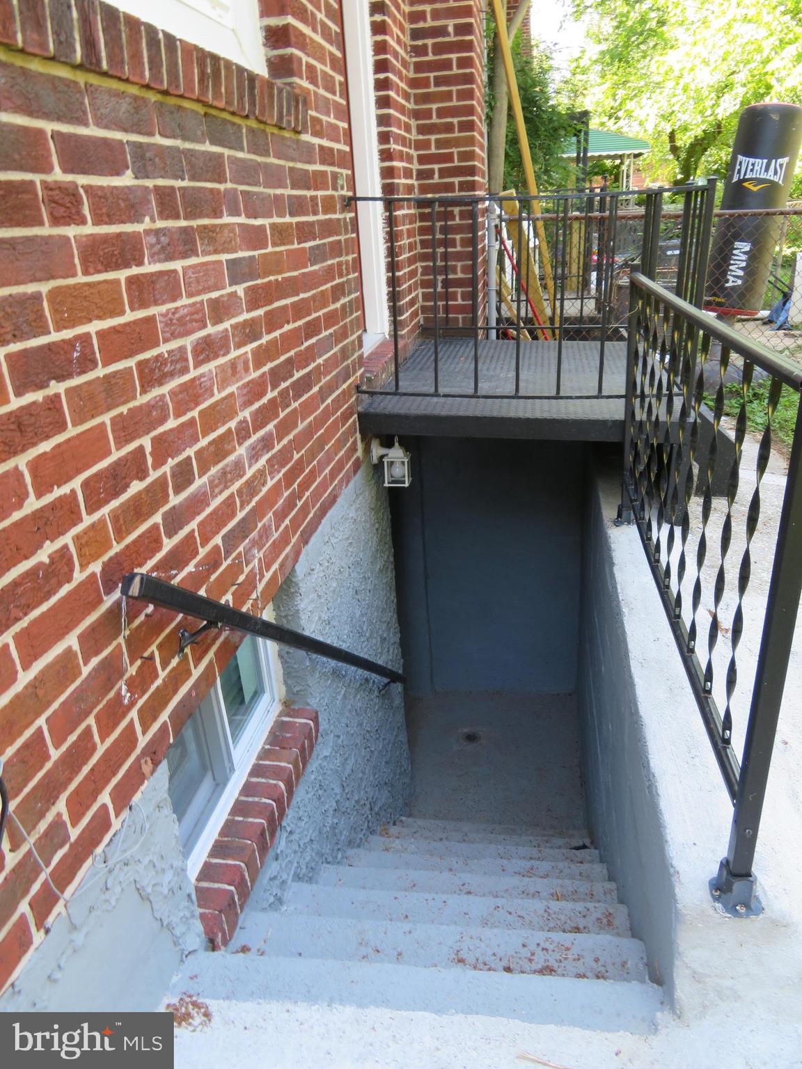 4005 Pimlico Road Baltimore, MD 21215 - Photo 40 of 45 Exterior - Basement Walkout and Rear porch