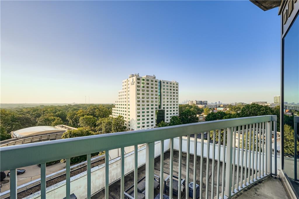 3324 Peachtree Road Northeast, Unit 902 Atlanta, GA 30326 - Photo 2 of 29 a view of city from a balcony