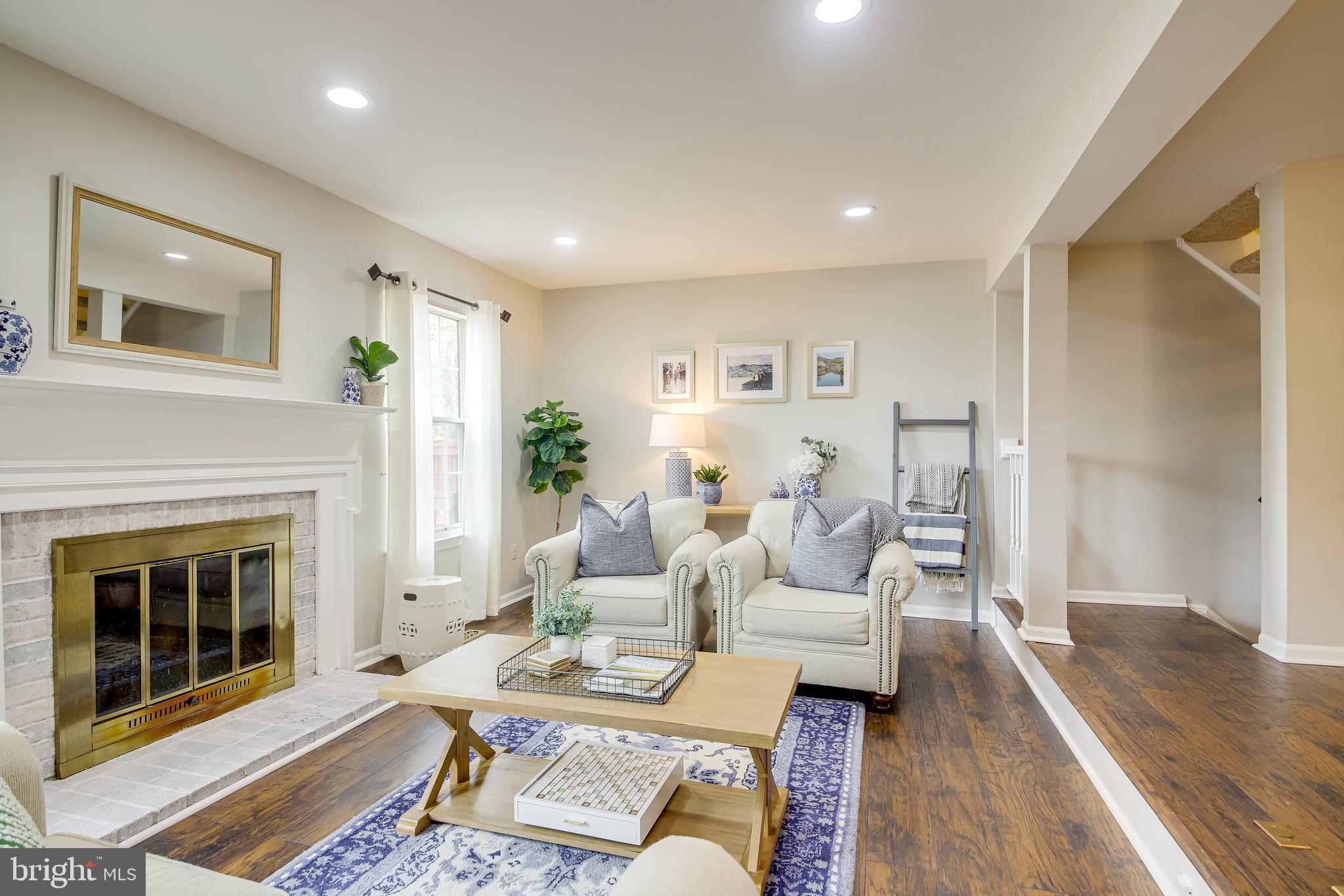 1490 Autumn Ridge Circle Reston, VA 20194 - Photo 18 of 60 Fireplace refreshed with white-wash look