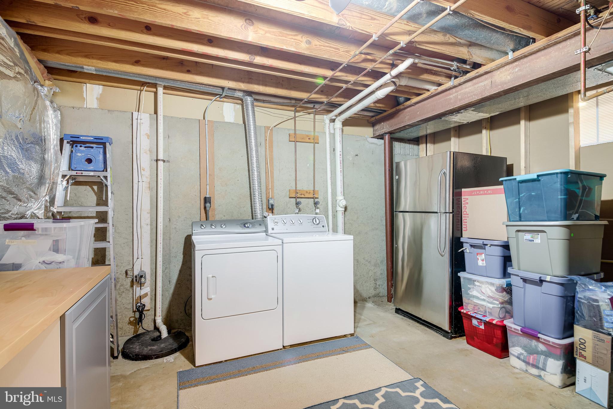 1490 Autumn Ridge Circle Reston, VA 20194 - Photo 44 of 60 Well light Laundry room w/ Extra Refrigerator