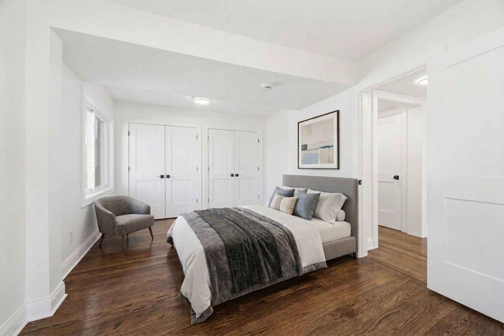 7851 Suburban Lane Bridgeview, IL 60455 - Photo 24 of 50 a bedroom with a bed and furniture