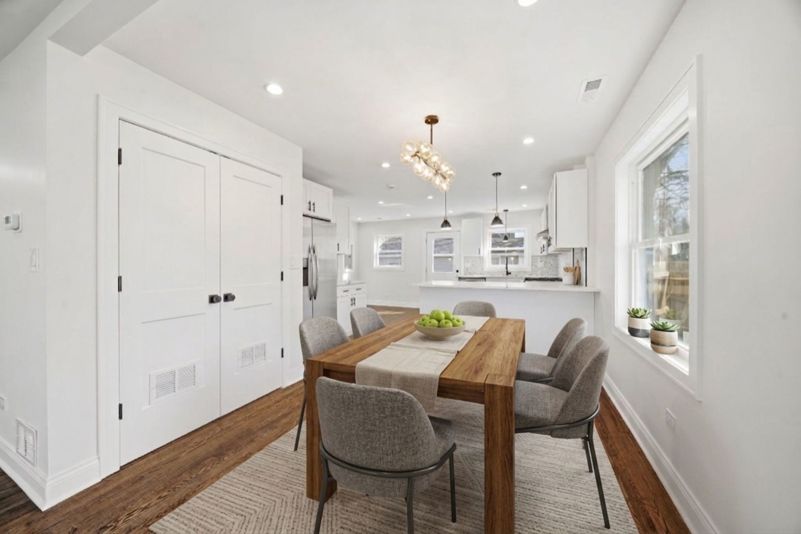 7851 Suburban Lane Bridgeview, IL 60455 - Photo 9 of 50 a view of kitchen with dining area