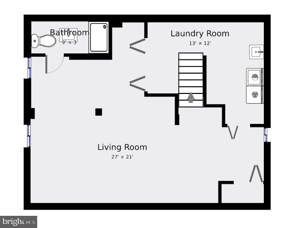 2823 Lindell Street Silver Spring, MD 20902 - Photo 38 of 55 Lower-level w/ entertainment center and full bath