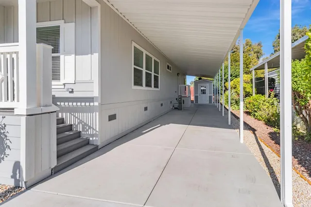 a view of front door of house