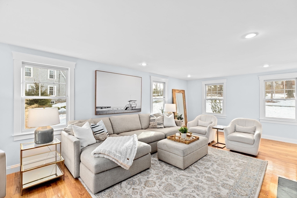 54 Dreamwold Road Scituate, MA 02066 - Photo 12 of 41 a living room with furniture and a large window