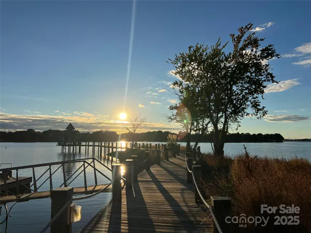 a view of a balcony with lake view