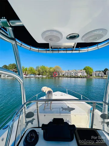 a view of a balcony with an outdoor space