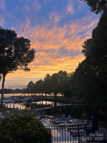 a view of balcony with furniture