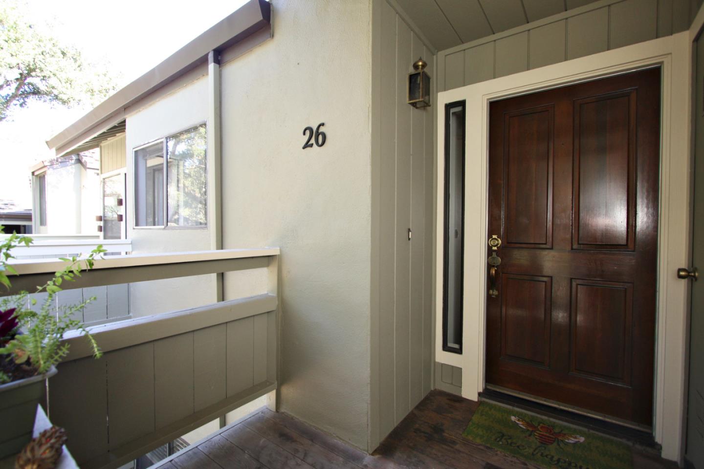 111 Bean Creek Road, Unit 26 Scotts Valley, CA 95066 - Photo 3 of 28 a view of balcony with a white comforter