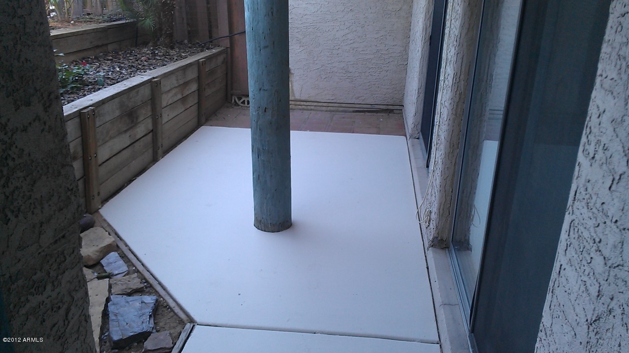 1645 West Baseline Road, Unit 1022 Mesa, AZ 85202 - Photo 3 of 23 Patio of Great Room & Master Bedroom