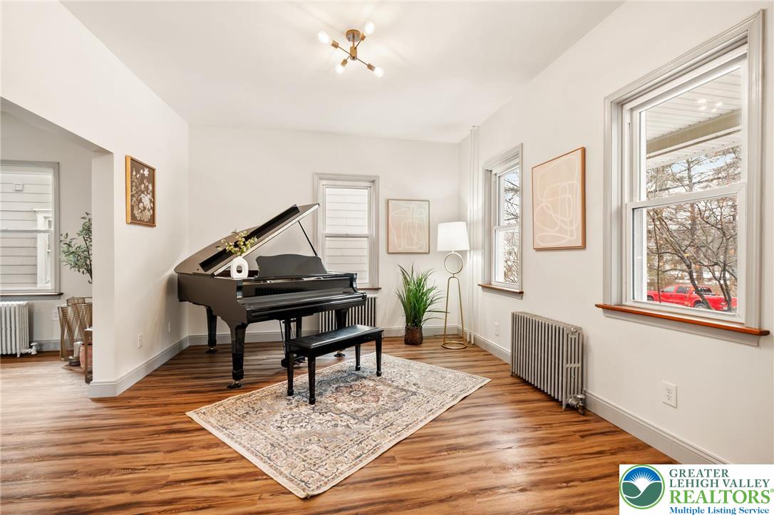 743 Front Street Hellertown, PA 18055 - Photo 3 of 28 a living room with furniture and wooden floor