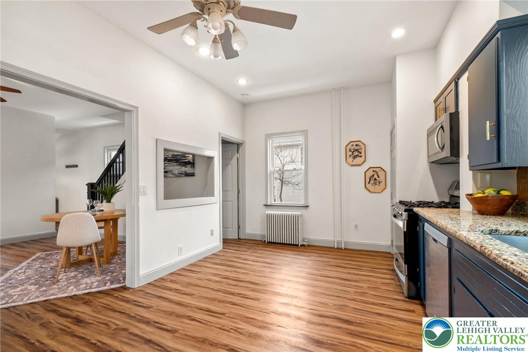 743 Front Street Hellertown, PA 18055 - Photo 9 of 28 a view of a kitchen and dining room