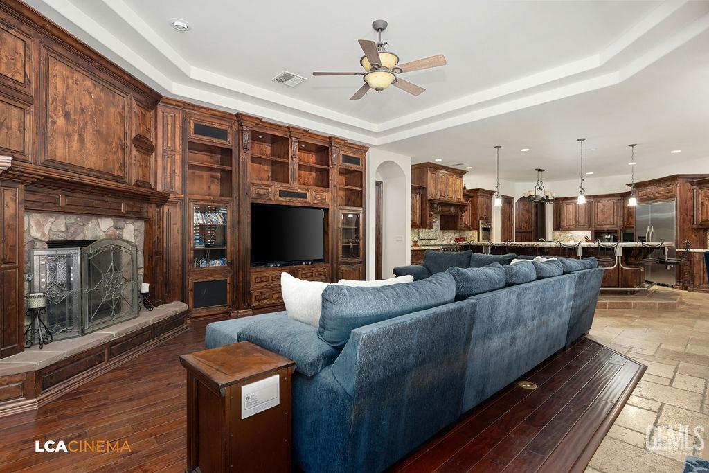 Undisclosed Address Keene, CA 93531 - Photo 13 of 46 a living room with furniture and a fireplace