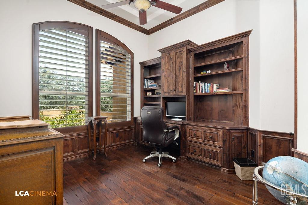 Undisclosed Address Keene, CA 93531 - Photo 17 of 46 a view of a workspace with furniture and a window