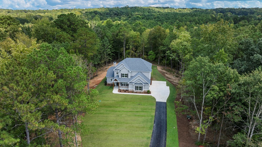 299 Ridgeway Drive Cataula, GA 31804 - Photo 43 of 52 a picture of a yard with plants and large trees