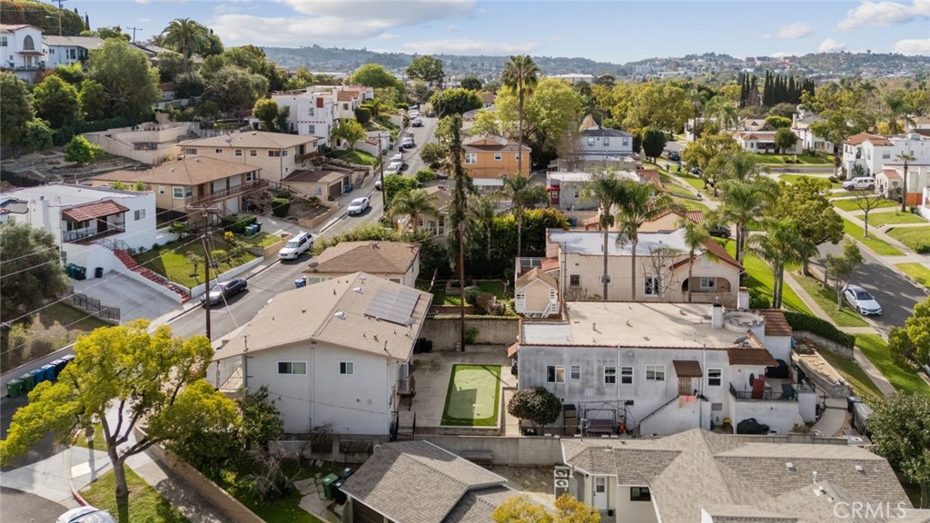 101 Hampden Terrace Alhambra, CA 91801 - Photo 39 of 46 an aerial view of a city with lots of residential buildings