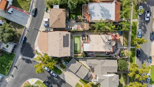 an aerial view of a