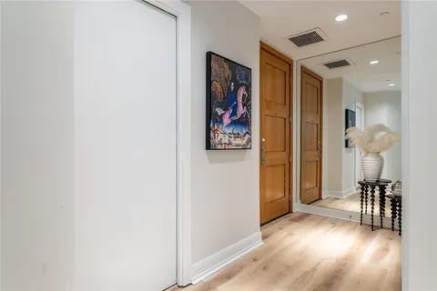 a view of a building with a outdoor space