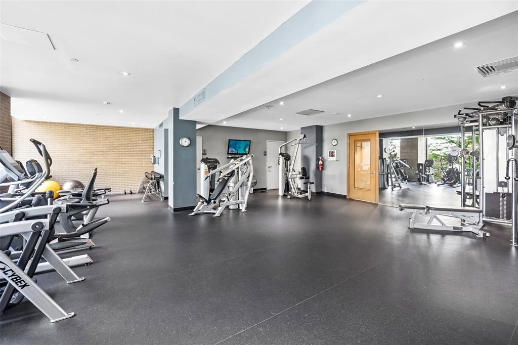 5656 North Central Expressway, Unit 207 Dallas, TX 75206 - Photo 33 of 34 a view of a room with gym equipment