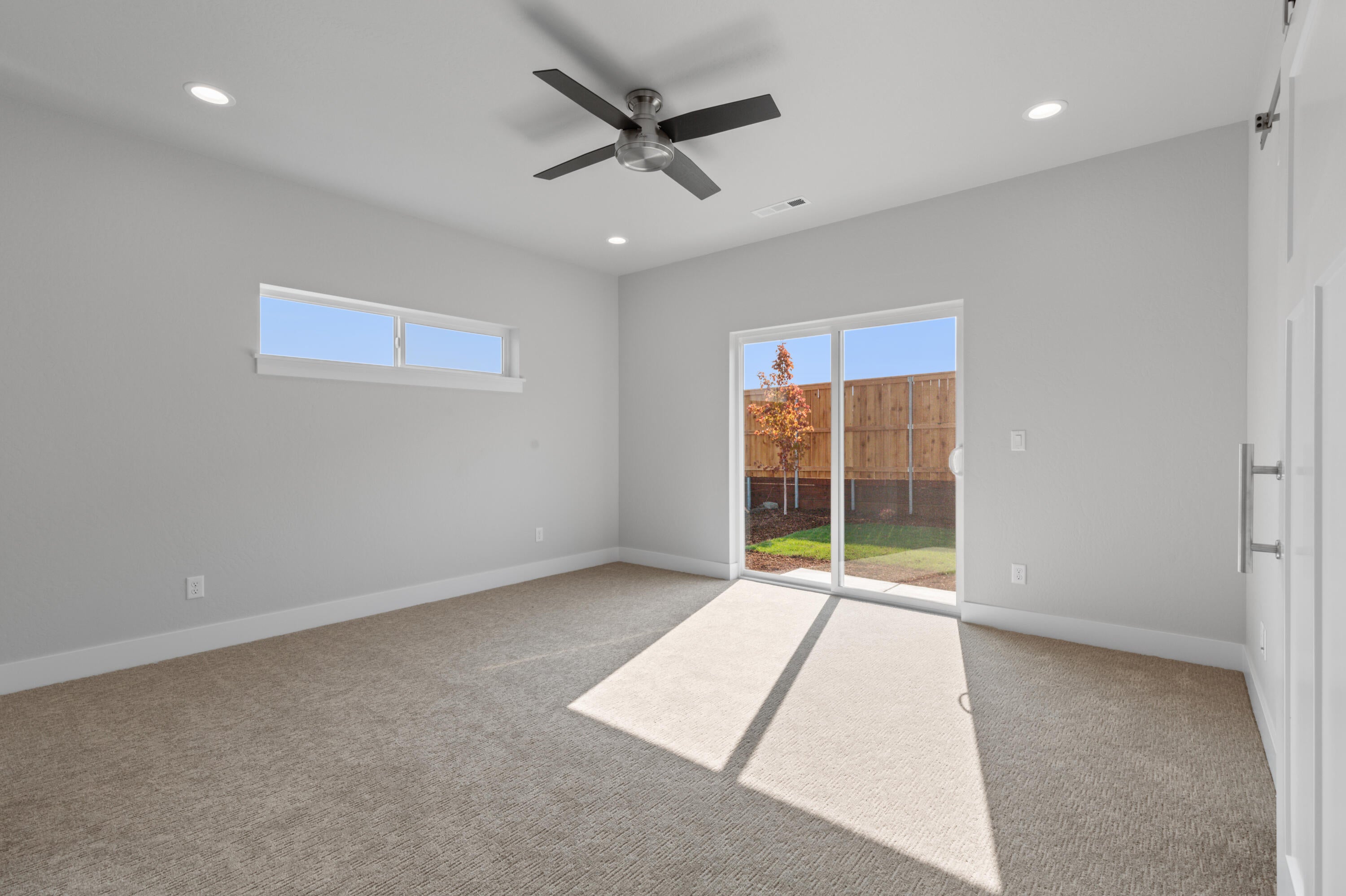220 Autumn Ridge Road Talent, OR 97540 - Photo 13 of 27 Master bedroom with it's own sliding glass doors to the back patio.