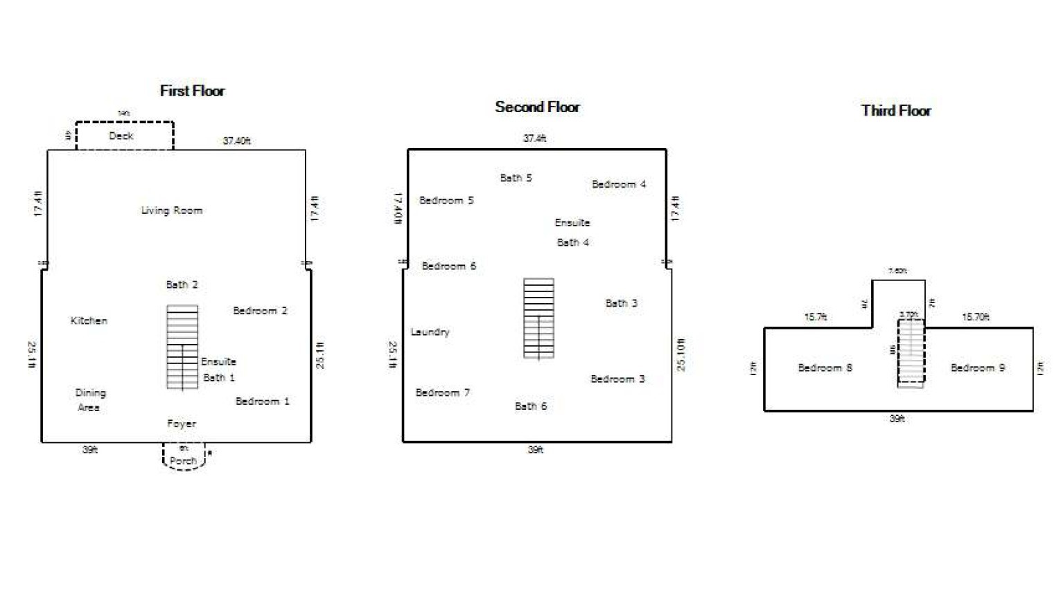3741 Charleston Street Houston, TX 77021 - Photo 37 of 37 Floor plan