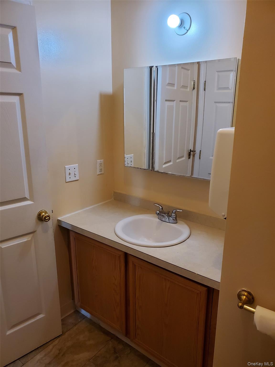75 Pipetown Hill Road Nanuet, NY 10954 - Photo 6 of 14 a bathroom with a sink and a mirror