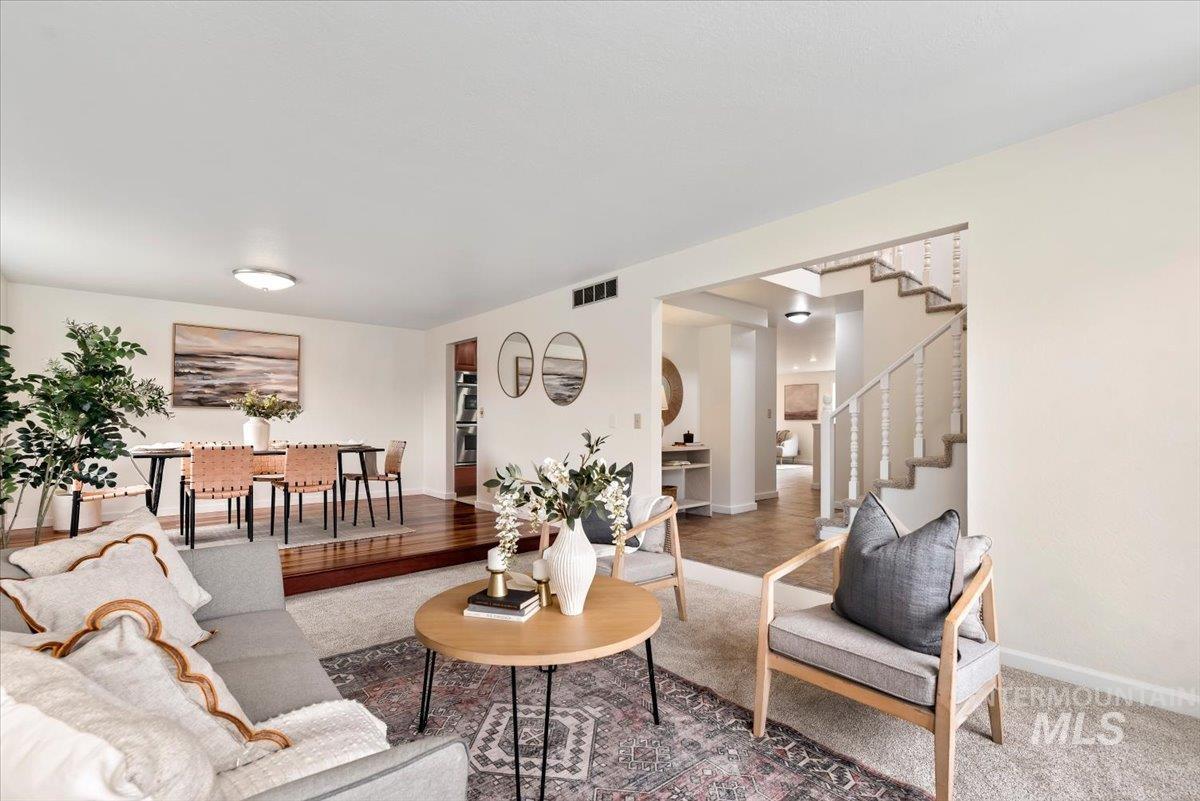 4297 Nystrom Way Boise, ID 83713 - Photo 2 of 50 Front Living Room off Foyer with view of stairs and formal dining room
