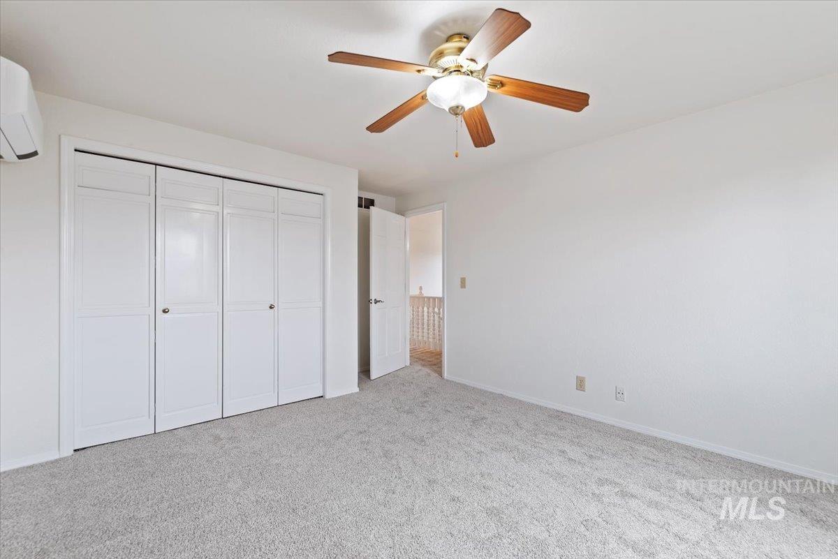 4297 Nystrom Way Boise, ID 83713 - Photo 26 of 50 Upstairs bedroom with new carpet, new paint, minisplit, and a closet