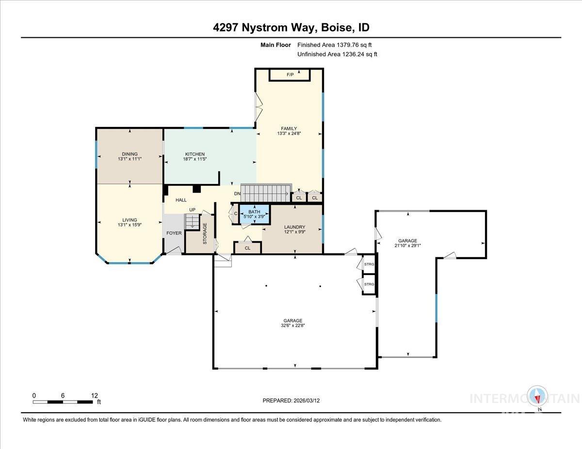 4297 Nystrom Way Boise, ID 83713 - Photo 48 of 50 Main level floor plan