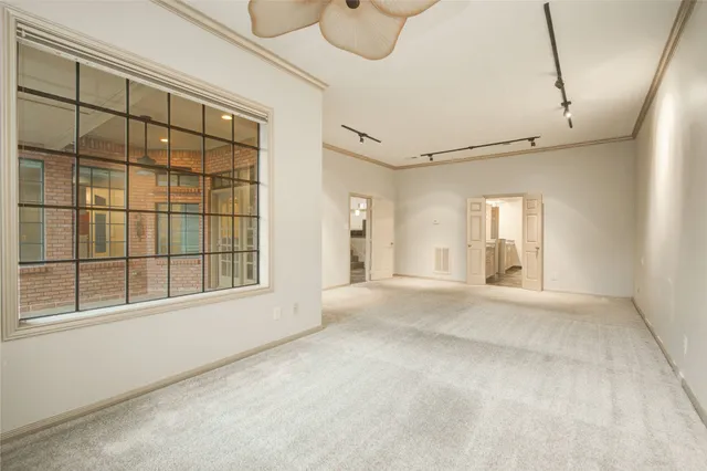 a bathroom with a granite countertop sink a mirror and a