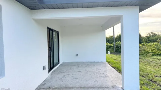 a view of an empty room