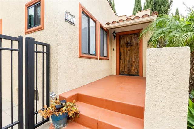 a view of outdoor space and porch