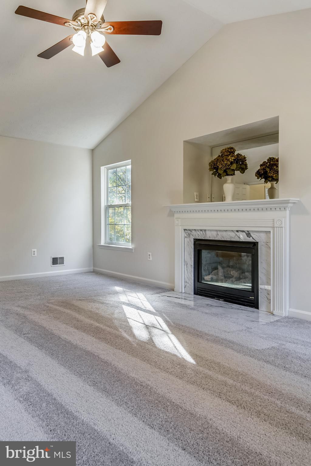 40751 Merlin Way Leonardtown, MD 20650 - Photo 30 of 52 master bedroom w/ vaulted ceilings & fireplace
