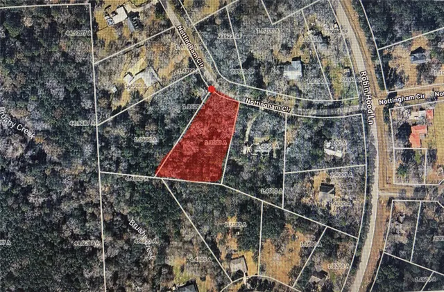 a bird view of a house