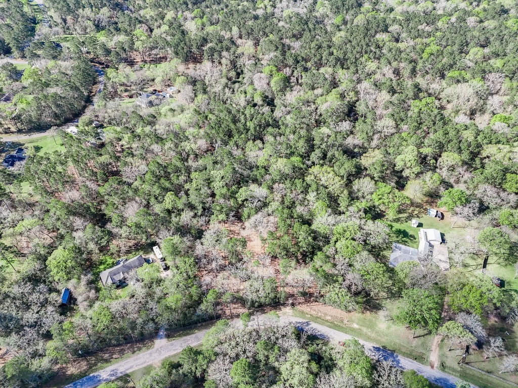 0 Nottingham Circle Hockley, TX 77447 - Photo 25 of 30 an aerial view of residential house with outdoor space and trees all around