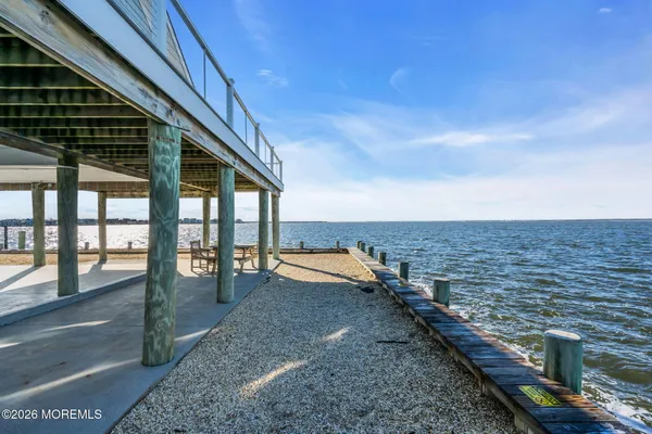 a view of ocean from a balcony