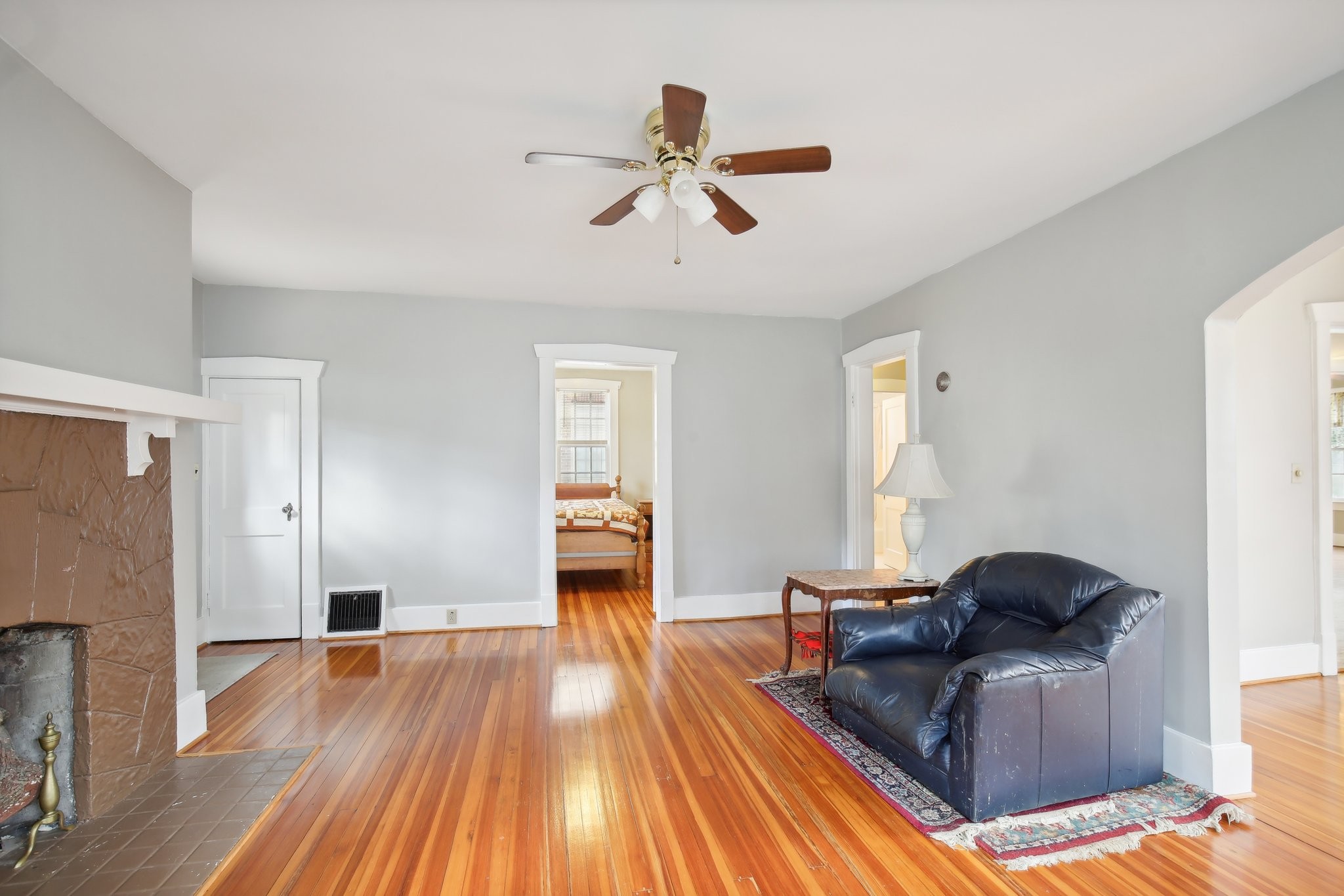 304 North Main Street Springfield, TN 37172 - Photo 8 of 60 a living room with furniture and a wooden floor