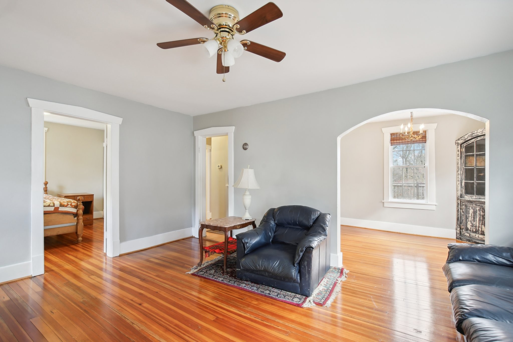 304 North Main Street Springfield, TN 37172 - Photo 9 of 60 a living room with furniture and a wooden floor