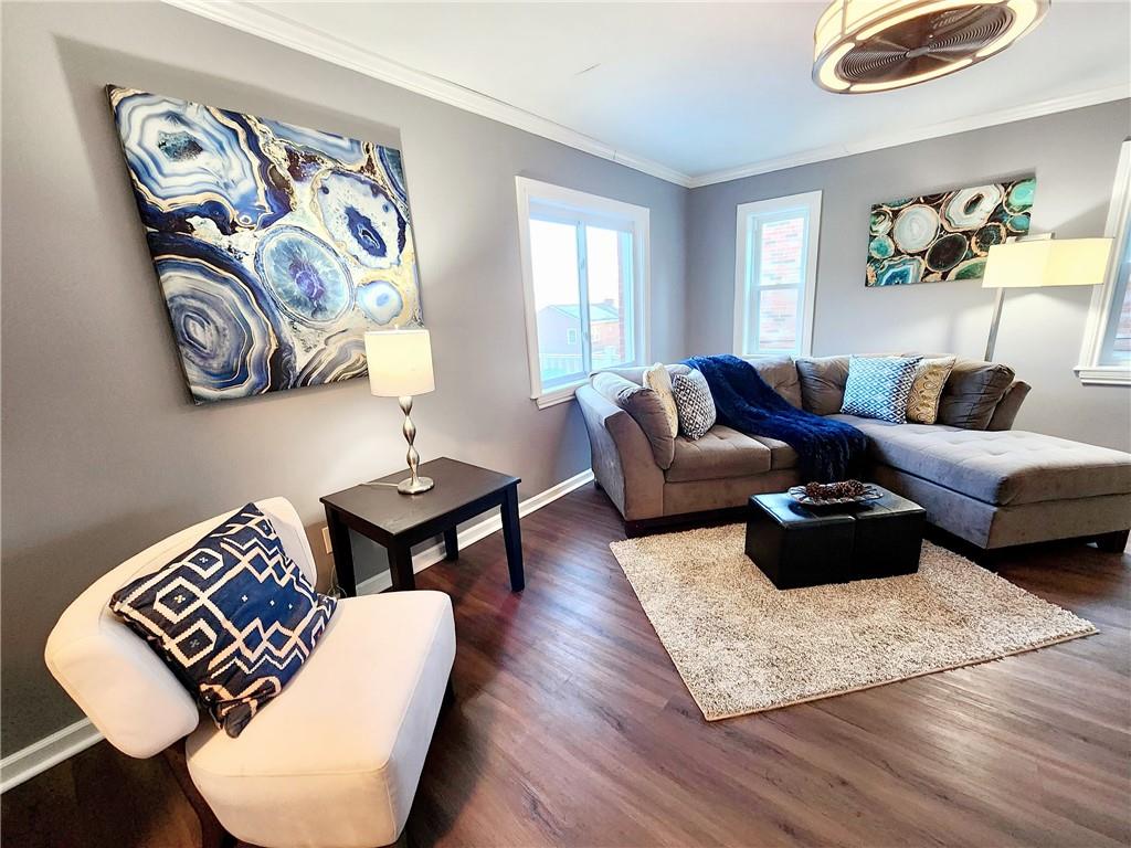 2630 Mt Royal Road Pittsburgh, PA 15217 - Photo 5 of 21 a living room with furniture and painting on the wall