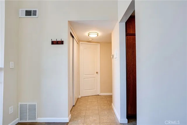 a view of a hallway with a elevator