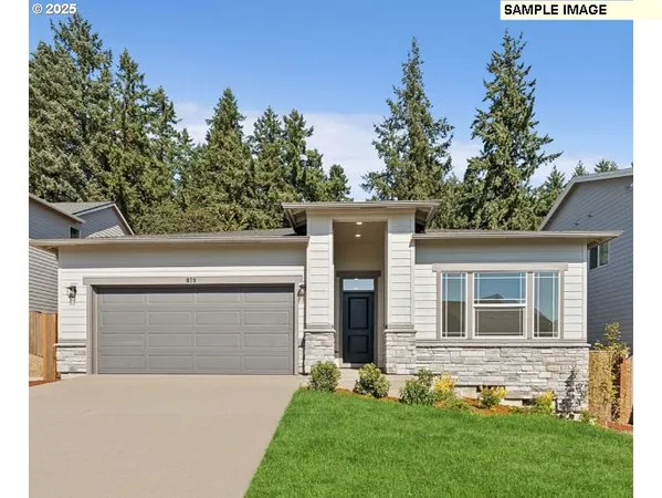 front view of house with a yard