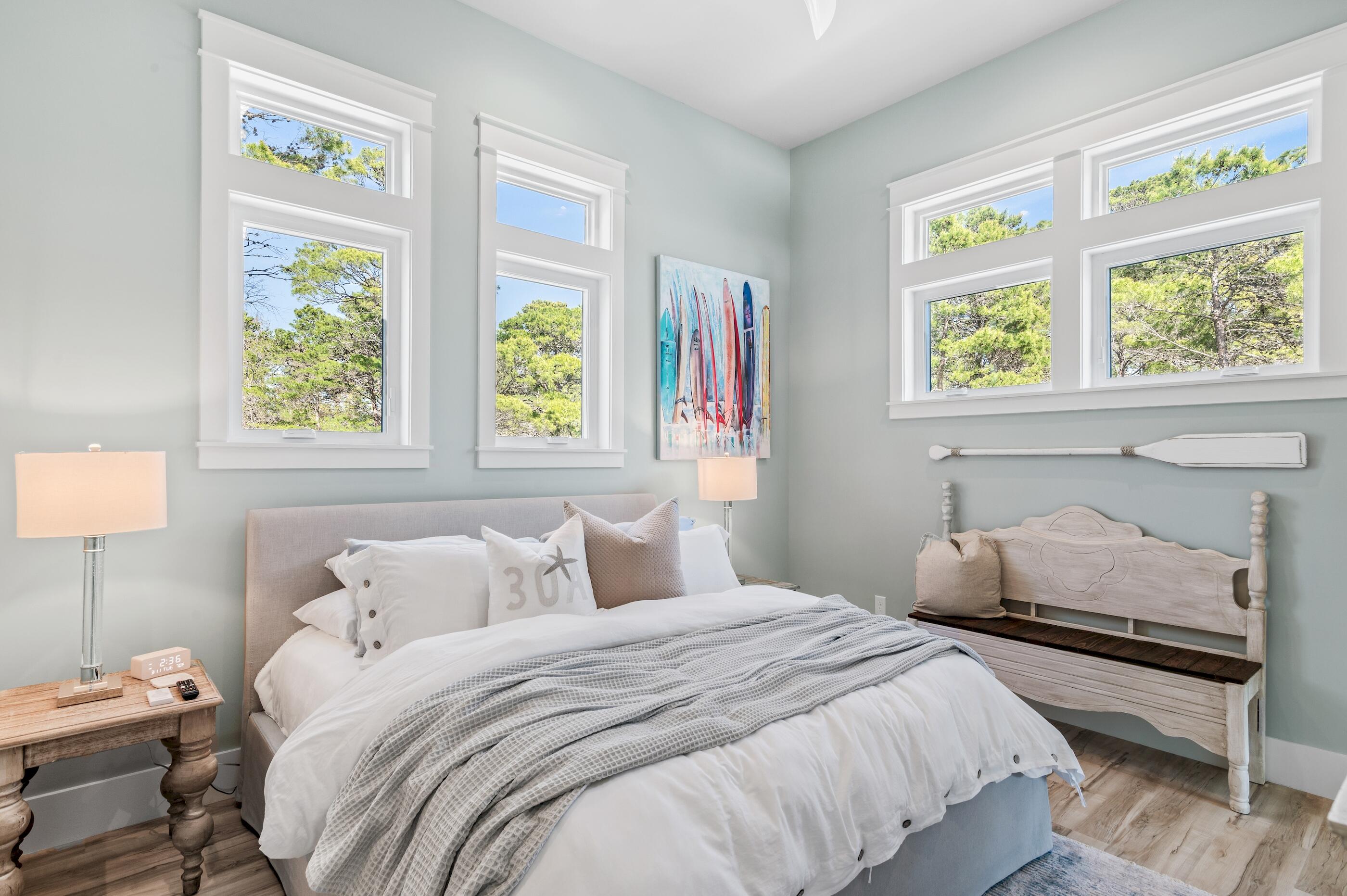 88 Beth Lane Santa Rosa Beach, FL 32459 - Photo 41 of 79 a bedroom with a bed and a window