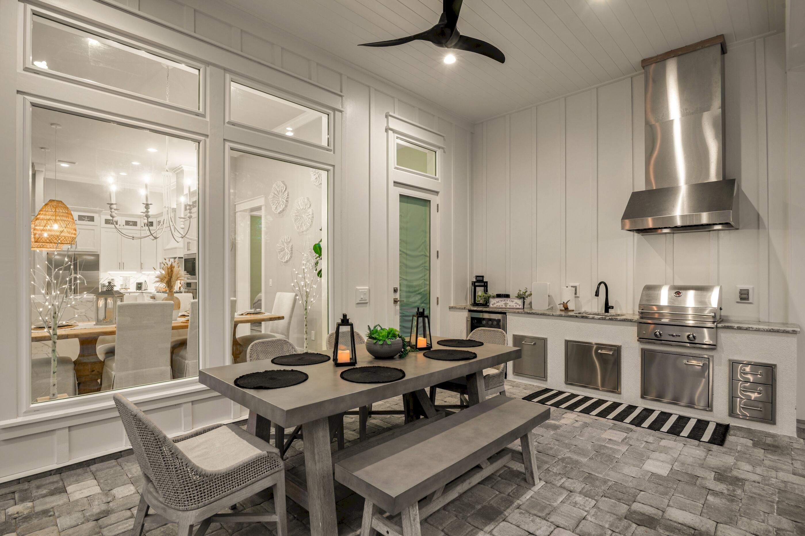 88 Beth Lane Santa Rosa Beach, FL 32459 - Photo 71 of 79 a view of a dining room with furniture window and outside view